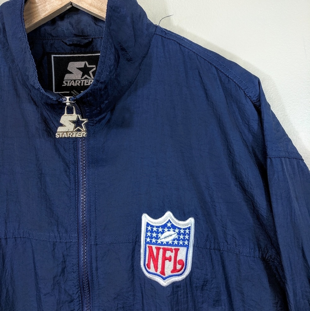 Vintage 90's NFL SHIELD LOGO Starter Jacket - Picture 2 of 7